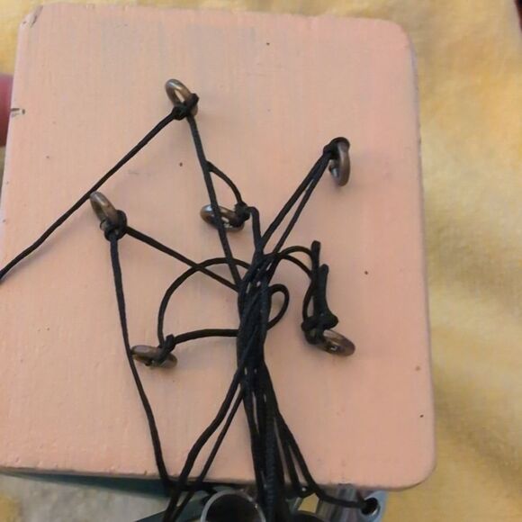 Vintage charming hand-painted‎ lighthouse theme birdhouse wind chime Sailboat - Picture 10 of 11